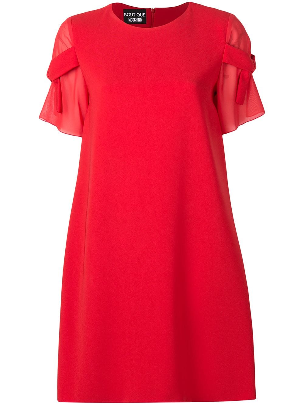Gaun merah Moschino